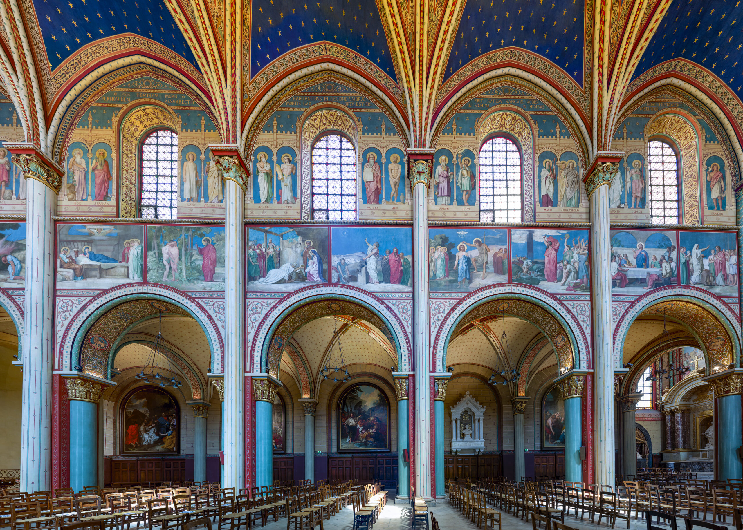 Nef - Fresques de Flandrin - Stéphane Chaboureau - Paroisse Saint ...